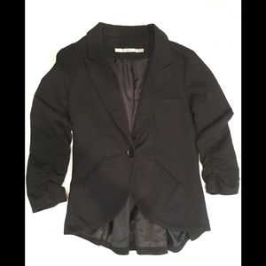 Gibson Light Weight Peplum Blazer